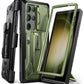Samsung Galaxy S23 Ultra Case with Sliding Camera Cover, [with Front Frame] Dual Layer Military Grade Protection Belt-Clip & Kickstand Phone Case for Galaxy S23 Ultra